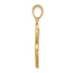 14K Polished Anchor and Clover Charm - Image 2
