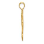 14K Polished Fancy Two Heart Charm - Image 2