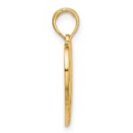 14K Polished HOPE Heart Charm - Image 2