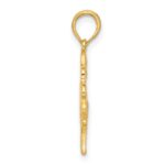 14K Polished Fancy Butterfly Charm - Image 2