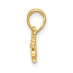14K Polished PRINCESS Charm - Image 2