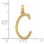 14ky Fancy Letter C - Image 4