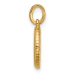 14k Red Enameled Fancy Pie Charm - Image 2