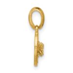 14K Polished Lily Pad Pendant - Image 2