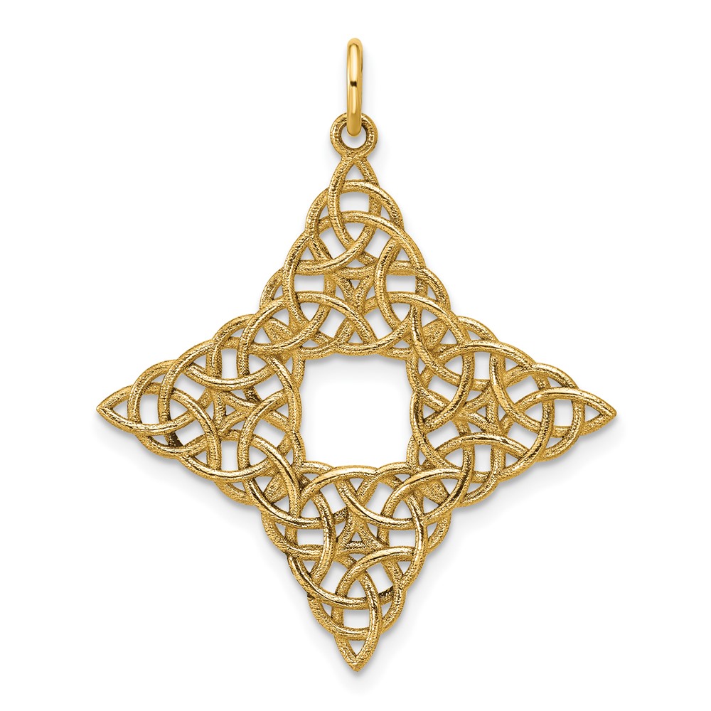 D5783.jpg 14K Polished Celtic Knot Pendant - Image 1
