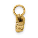 14K American Sign Language Alphabet Fingerspelling Sign G Pendant - Image 2