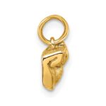 14K American Sign Language Alphabet Fingerspelling Sign T Pendant - Image 2