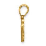 14K Polished Crown Pendant - Image 2