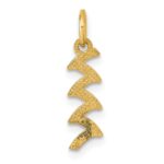 14K Polished Enameled Rainbow Falls Pendant - Image 3