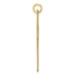 14k Polished Cross Charm - Image 2