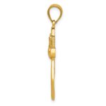 14k Claddagh Cross Pendant - Image 2
