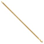 14K 7 inch 3.5mm Solid Miami Cuban Link with Lobster Clasp Bracelet - Image 2