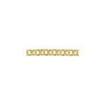 14k 6mm Solid Double Link Charm Bracelet - Image 3