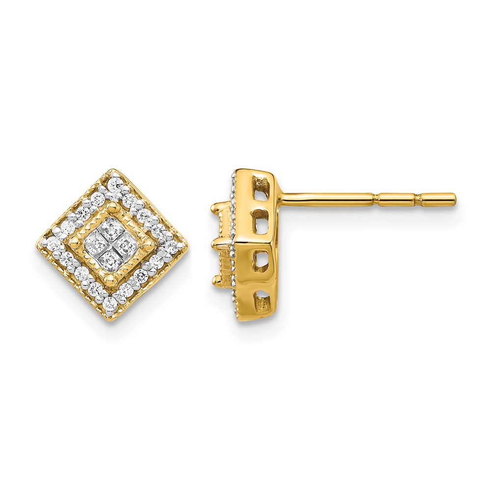 EM5472-025-1YA.jpg 10k Polished Diamond Post Earrings - Image 1
