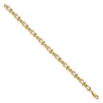 14k Polished Anchor Shackle 8 inch Bracelet - Image 2