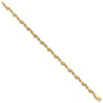 14k Polished Whale 7.5 inch Bracelet - Image 2