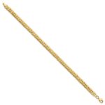 14K Polished 5mm Fancy Link 7.5 inch Bracelet - Image 2