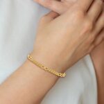 14K Polished Infinity Symbol and Fancy Link 5-Station 7.5 inch Bracelet - Image 5