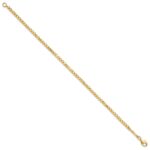 14K Polished and Diamond-cut Beaded 7.25 inch Bracelet - Image 2