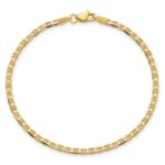 14K 2.4mm Concave Anchor with Lobster Clasp Chain - Image 3