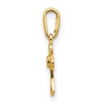 14k Madi K CZ Children's Cross Pendant - Image 2