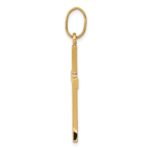 14k Polished Cross Pendant - Image 2
