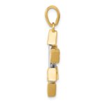 14k Two-tone Star of David Pendant - Image 2