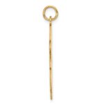 14k Satin Girl Charm - Image 2
