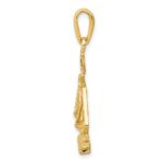 14k Scales of Justice Pendant - Image 2