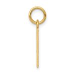 14k Enameled Ace of Spades Card Charm - Image 2
