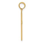 14k Polished Cross Pendant - Image 2