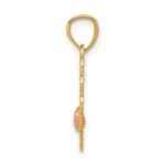 14k Two-tone MOM Heart Pendant - Image 2