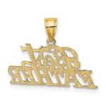 14k BEST FATHER Charm - Image 3