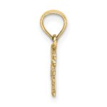 14k DADDYS LITTLE GIRL Charm - Image 2