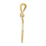 14k Clover in Horseshoe Pendant - Image 2