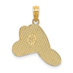 14k FIRE DEPT Helmet Charm - Image 4