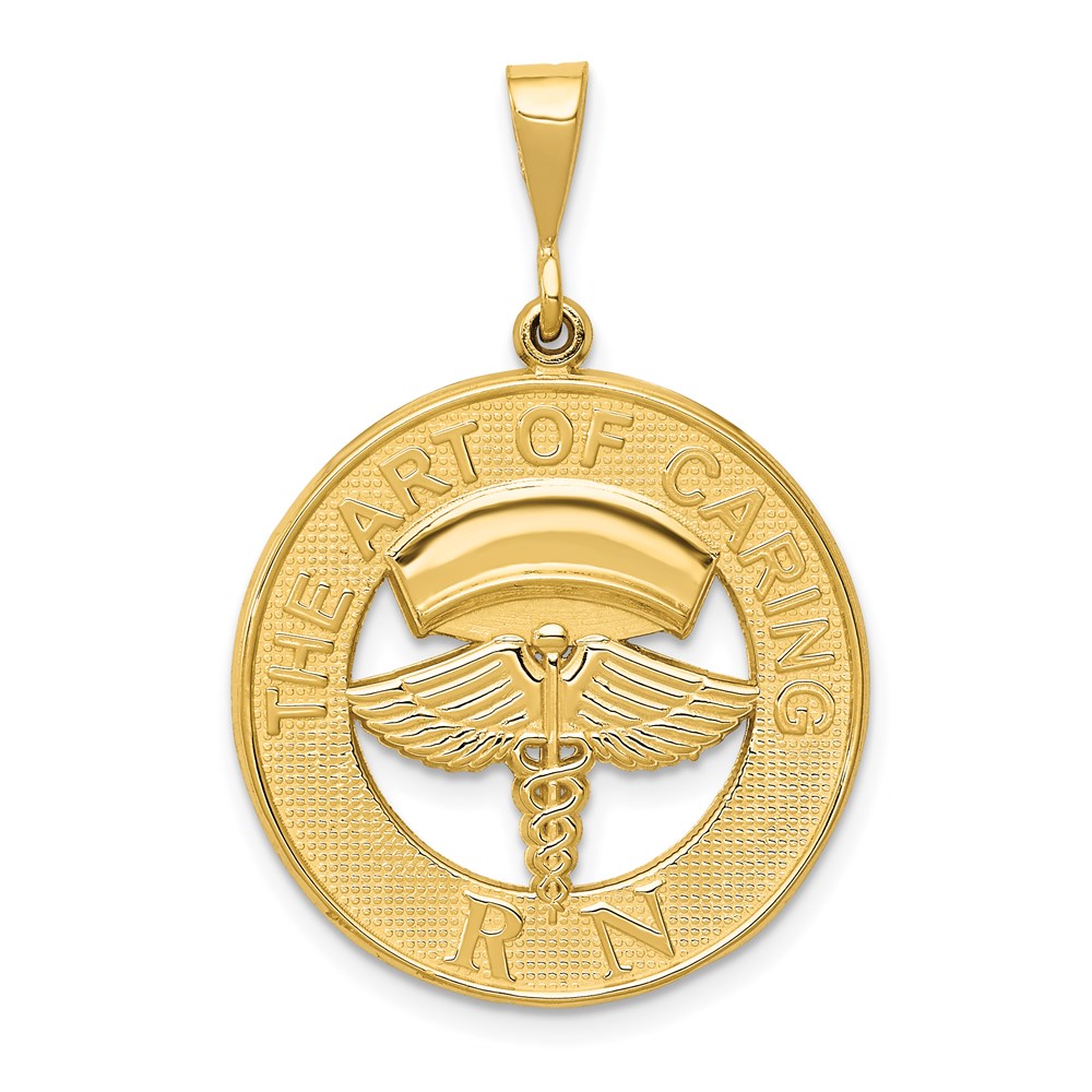 K2852.jpg 14k RN THE ART OF CARING Pendant - Image 1
