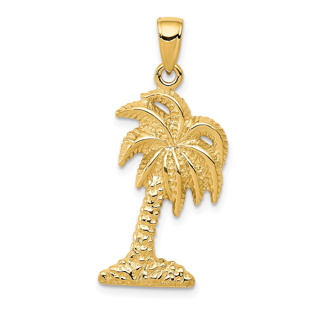 K2895.jpg 14k Palm Tree Pendant - Image 1