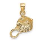 14K Stingray Pendant - Image 3