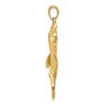 14k Large Manta Ray Pendant - Image 2