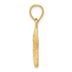 14K Diamond-cut Starfish Pendant - Image 2