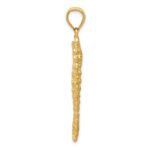 14k 3-D Seahorse Pendant - Image 2
