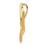 14K Large Whale Tail Chain Slide - Image 2