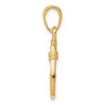 14K 3-D Fish Hook Pendant - Image 2