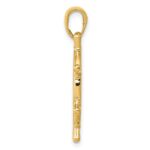 14K  3-D Ships Wheel Pendant - Image 2