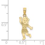 14K Girl Charm - Image 3