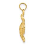 14k Sea Turtle Pendant - Image 2