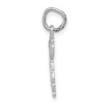 14k White Gold Puppy Charm - Image 2