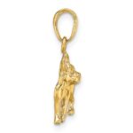 14k Boston Terrier Dog Pendant - Image 2