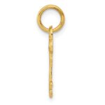 14k Key Letter C Initial Charm - Image 2